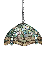 12 inches green dragonfly tiffany pendant lamp NTC014