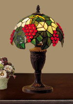 12 inches grape tiffany table lamp SRT1002