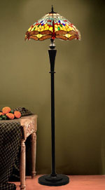 18 inches dragonfly tiffany floor lamp SRT18006F
