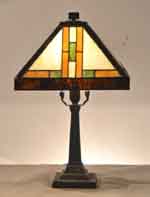 9 inches tiffany square table lamp MLC09001