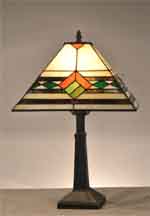 13 inches tiffany square table lamp MLC13004