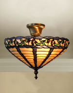 16 inches tiffany flower ceiling lamp CL16001