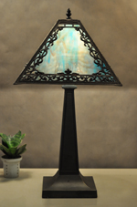13 inches square tiffany table lamp MLC13005