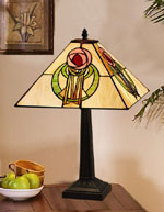 14 inches mission flower style tiffany table lamp MLC14002
